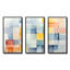 Motif de cubes multicolores V - art mural géométrique-566617729-566617728