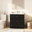 Meuble-lavabo autoportant avec lavabo et tiroirs-684443037