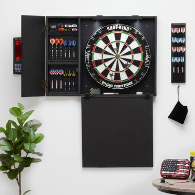 Buy Dublin Bristle Dartboard Cabinet Set at S&S Worldwide