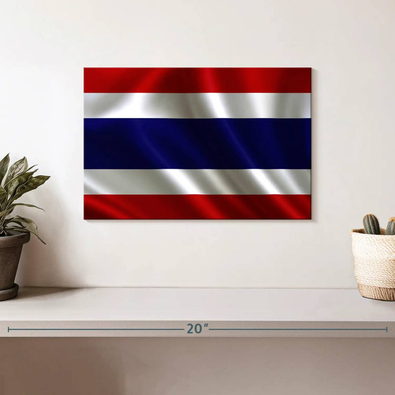 Drapeau de la Thaïlande, 8" H x 12" W