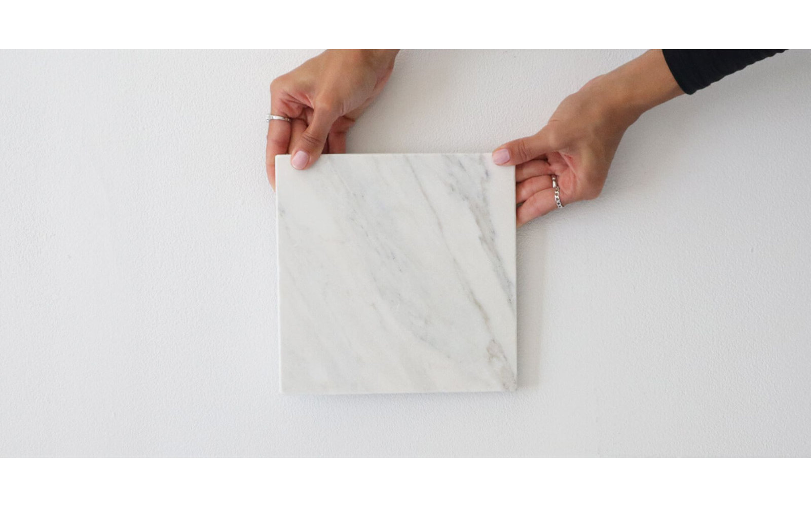 Kirby 8" x 8" Tile, Bianco Classico