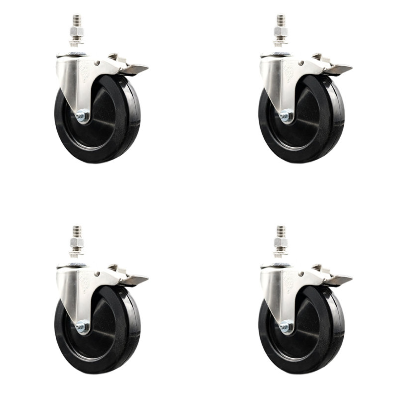 Soft Rubber Casters