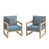 Blue/Antique White selected
