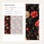 Papier peint floral rétro Mute