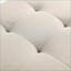 Banc de rangement repose-pieds avec garniture de rivets en bois massif de 36,6 po - beige | Brun clair brun clair | Bois
