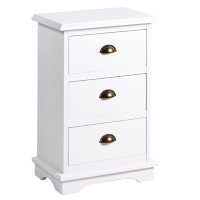 Allene 47cm W Solid Wood Bedside Table