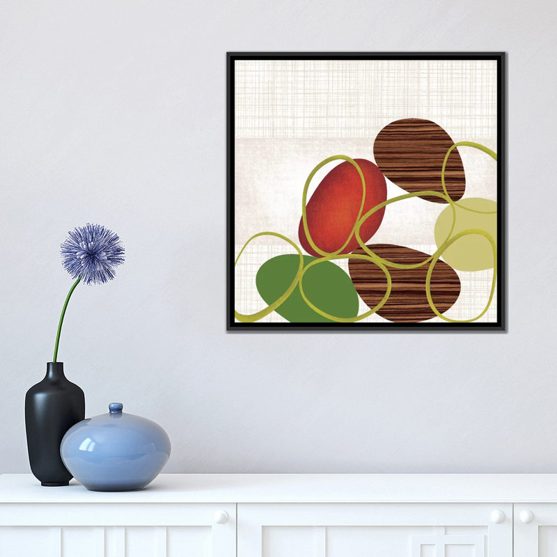 « pebbles » n pi loops i», reproduction d’impression sur toile tendue, H 18 po x l 18 po x P 1,5 po, Toile tendue