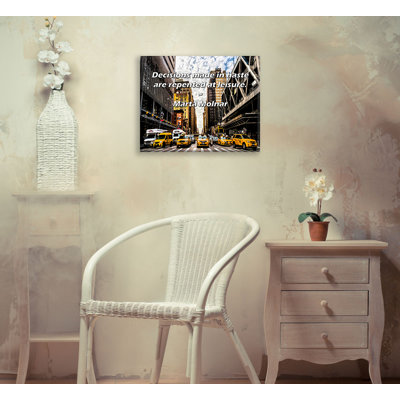 Artsy Quote By Marta Molnar Gallery Wrapped Canvas