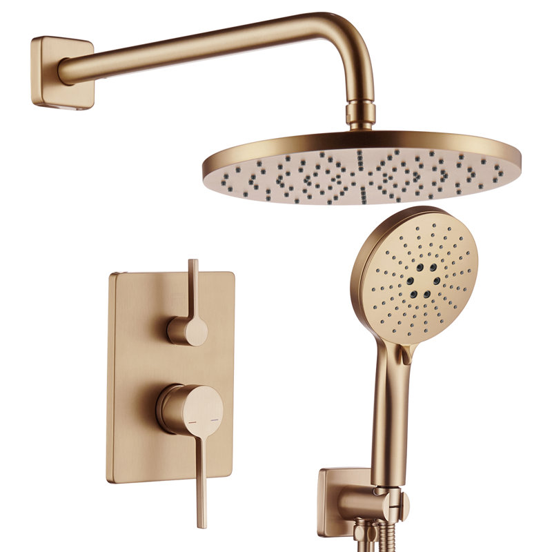 Système de douche de salle de bain, Bronze champagne