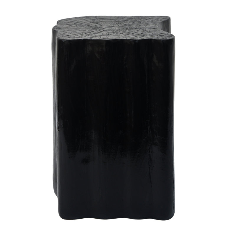 21 Irregular End Table, Black Colour, Split Design For Indoor And Outdoor Living, Made Of 85% 15% Fibreglass, Easy Handling Table With Design, Small Space Use, Fibreglass Materials