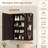 Multipurpose Mount Wall Surface Bathroom Storage Cabinet Mirror-160586783