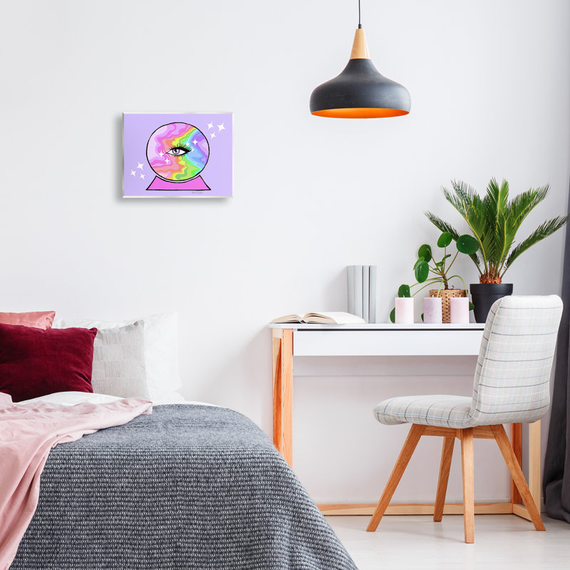 Plaque murale mystique en forme de boule de cristal, design par Katie Conley
