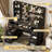 Makeup Vanity with USB Outlet & 3-Color Adjustable Lights - Large Storage Dressing Table with 7 Drawers, Side Hair Dryer Holder, Mirror for Bedroom-1263230529