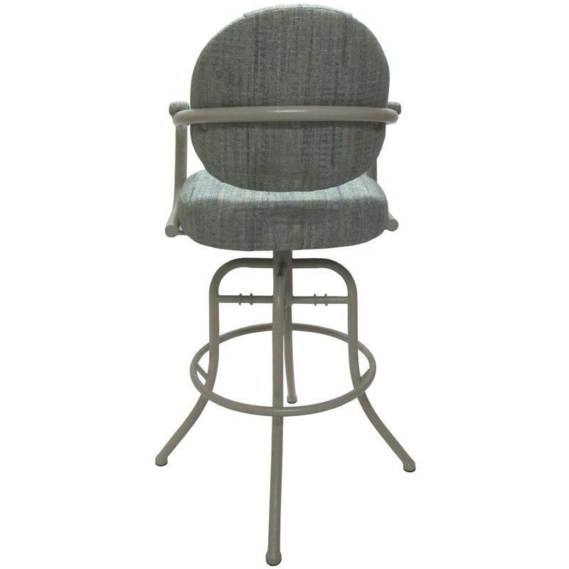 Tabouret de bar pivotant 30 po Cathee, Beige, Gris