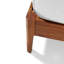 Ensemble de chambre à coucher 3 pièces Clotilde, cadre de grand lit en bois d'acacia avec 2 tables de chevet assorties-1051299994-1051299995