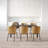 18.8'' H Tufted Fabric Upholstered Metal Side Chair-324128957