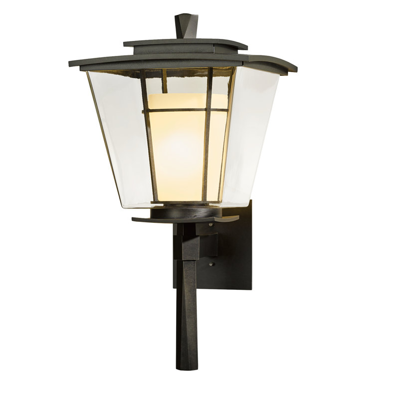 Beacon Hall 1 - Bulb Outdoor Wall Lantern, Coastal Dark Smoke, 23.4" H x 12.1" W x 12.6" D