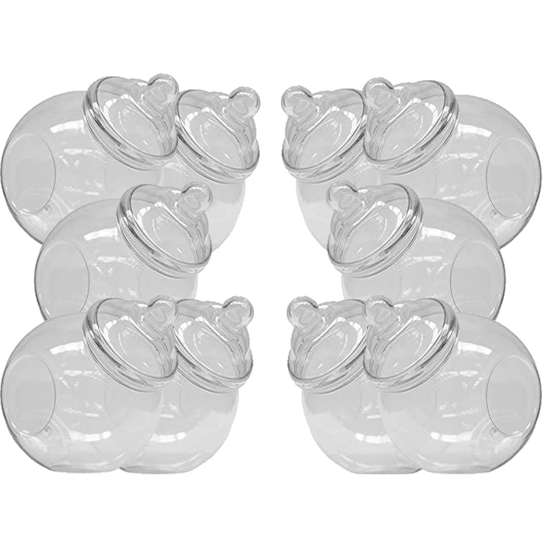 Large Spherical Plastic 3200ml Storage Jar