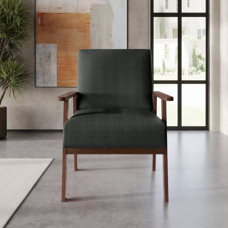 Chaise d'appoint en lin gris clair, Gris clair