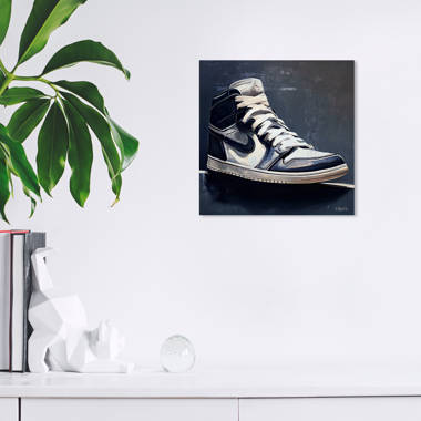 Multicolor Sneaker Shoe II Canvas Wall Art
