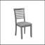 Ensemble de salle à manger moderne 5 pièces, table de salle à manger rectangulaire en bois avec 4 chaises rembourrées pour la cuisine et la salle à manger