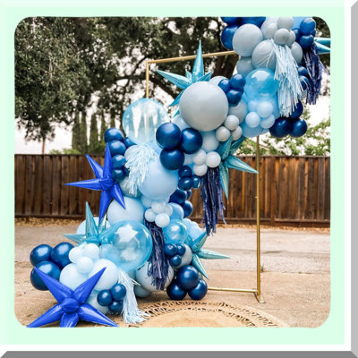 Blue Balloon Arch Kit for Party Decorations
