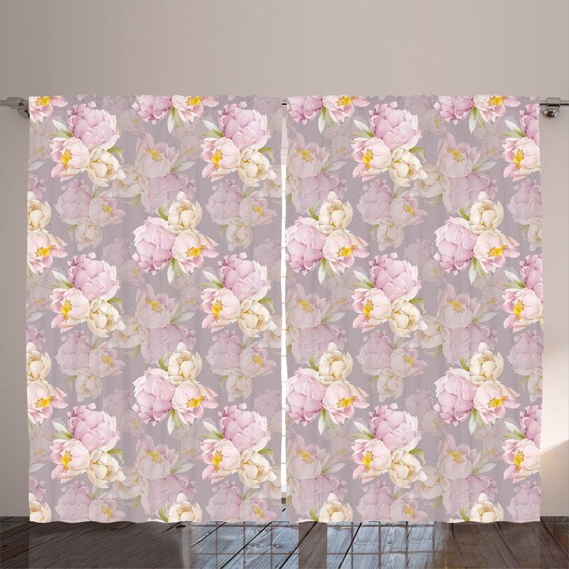 Semi Sheer Curtain Pair