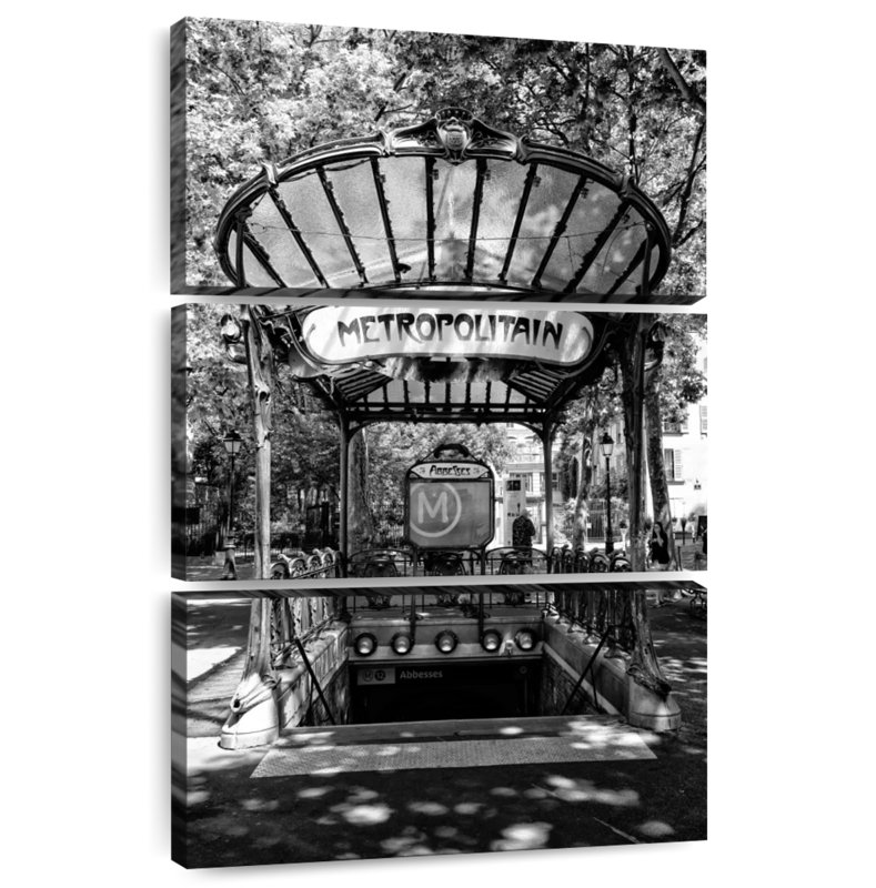 Nicci noir Montmartre - Abbesses métropolitaines, H 32 po x l 20 po