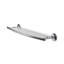 Hampstead Wall Mounted Glass Shelf with Chrome Brackets