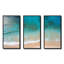Vue aérienne de la plage bleue II - art mural plage-2135857572-2135857582