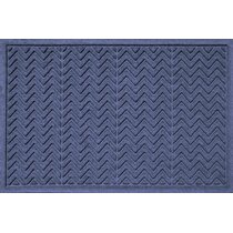 Quick-Drying Woven Knot Waterhog Doormat - Blue