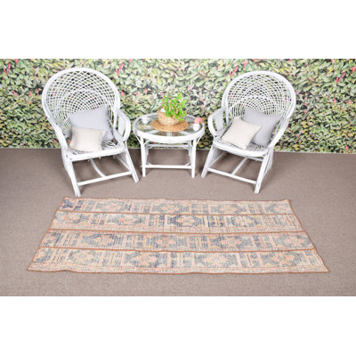 Tapis turc vintage fait à la main dans des tons vifs pour la vie ou l'espace extérieur