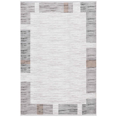 Mezon Viscose Striped Indoor Rug