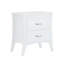 MDF Wooden Nightstand With 2 Drawers