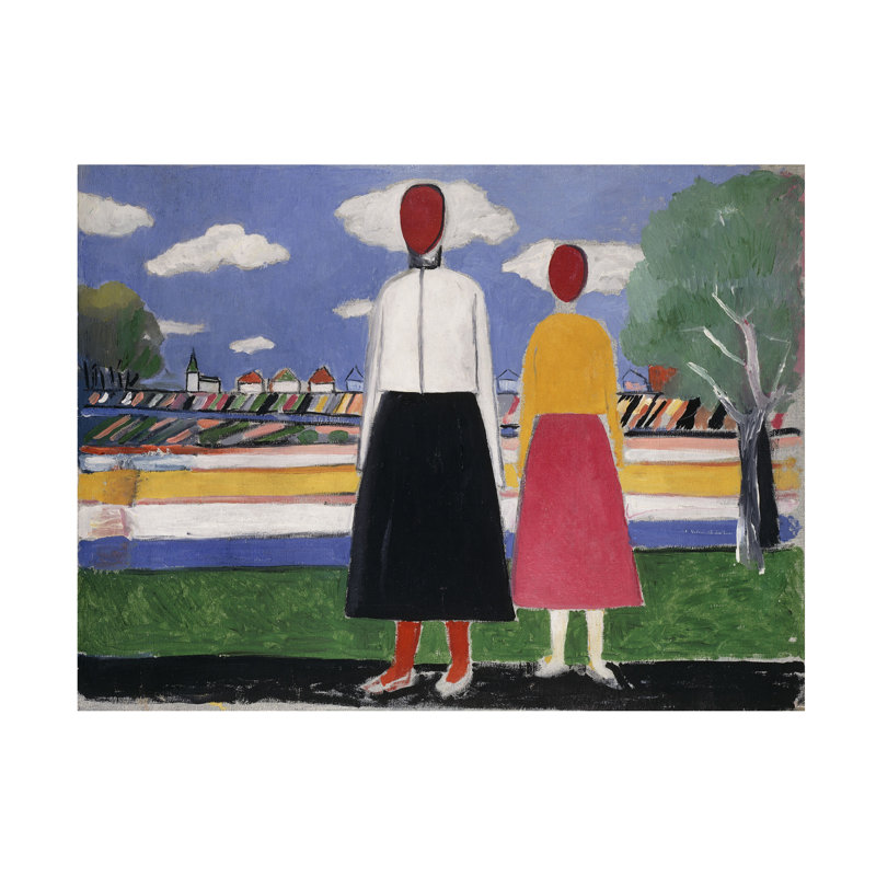 Art sur toile de Kazeven Séverinovitch Malevitch, H 14 po x l 19 po