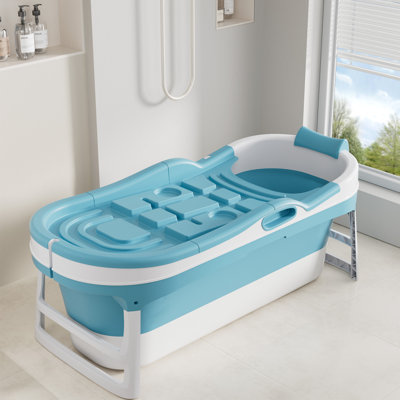 58.27'' x 25.59'' Plastic Bathtub