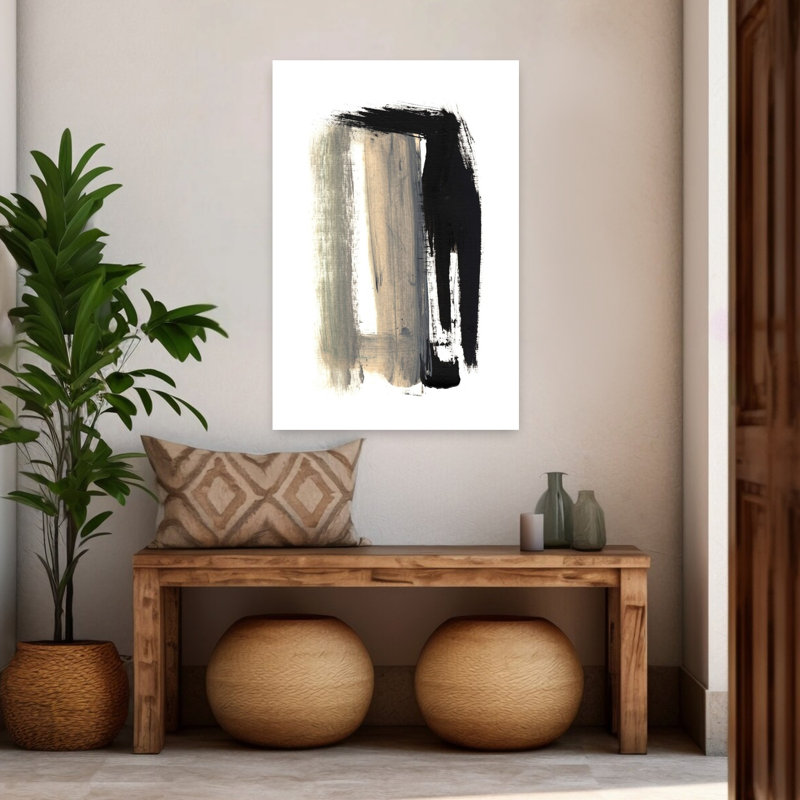 Art contemporain, art contemporain abstrait, H 48 po x l 32 po