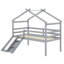 Lit mezzanine ludique avec glissade et échelle-448370904