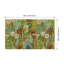 Paillasson extérieur 30 po x 18 po en fibre de coco naturelle et en PVC avec surface texturée résistante aux intempéries et envers robuste-124597291