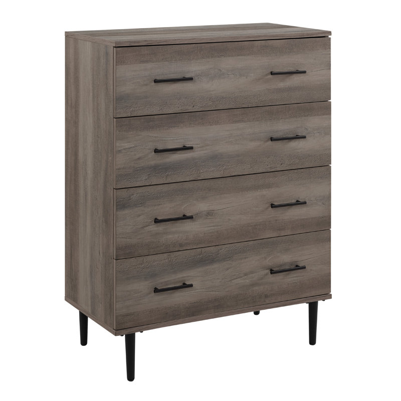 Cambi 30'' W 4 - Drawer Dresser, Gray Wash/Gray Wash