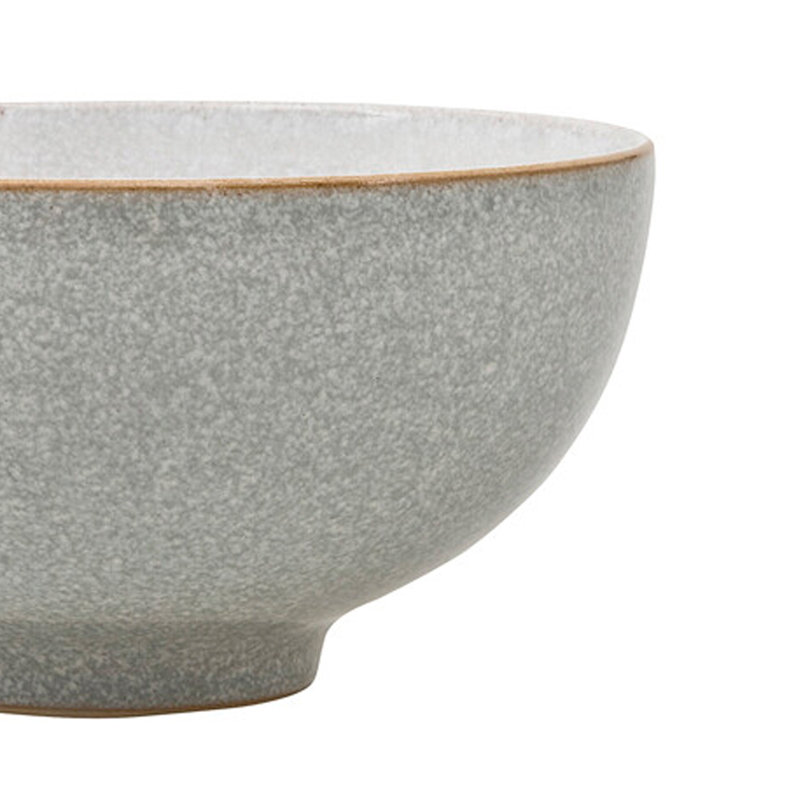 Elements Set of 4 Rice Bowls, Light Gray