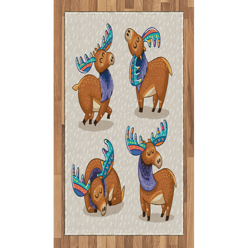 Tapis décoratif Moose, Rectangle 2 pi 7 po x 5 pi