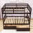 2 Drawers Wooden Bunk Bed with Ladder-1533013098-1533013100