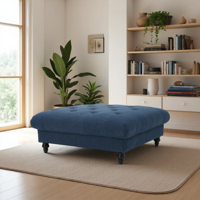TUFTED OTTOMAN Or A Coffee Table Stand-In