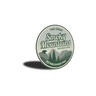 Panneau en aluminium Smoky Mountains Park