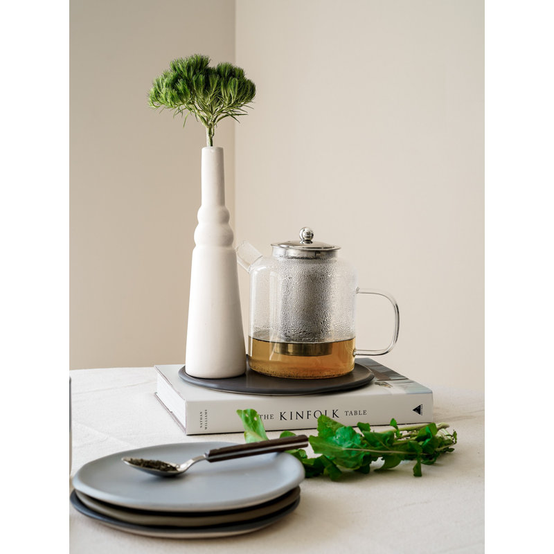 Elegant White Ceramic Vase, 2.8 x 2.8 x 11.0 inches | 100% Premium Ceramic, Perfect for Floral Arrangements & Home Décor | Stylish Accent for Living Room, Bedroom, or Office | Modern & Timeless Design