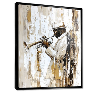 Jazz Trumpeter In The Spotlight II - Music Jazz Wall Décor