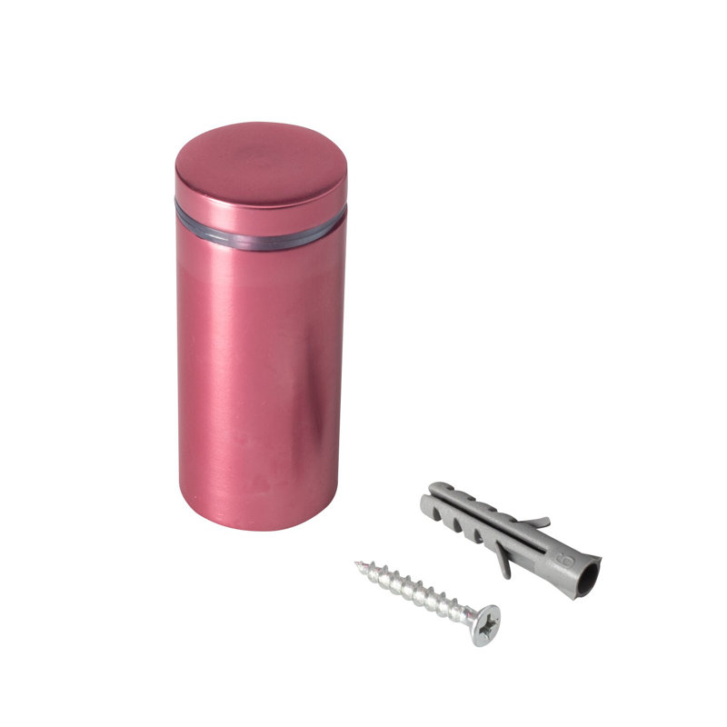 Panneau de fixation facile à fixer, H 2 po x l 1 po x P 1 po, Rose