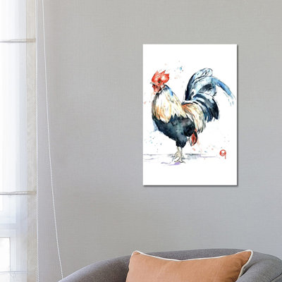 Rooster by Lisa Whitehouse - Wrapped Canvas Gallery-Wrapped Canvas Giclée