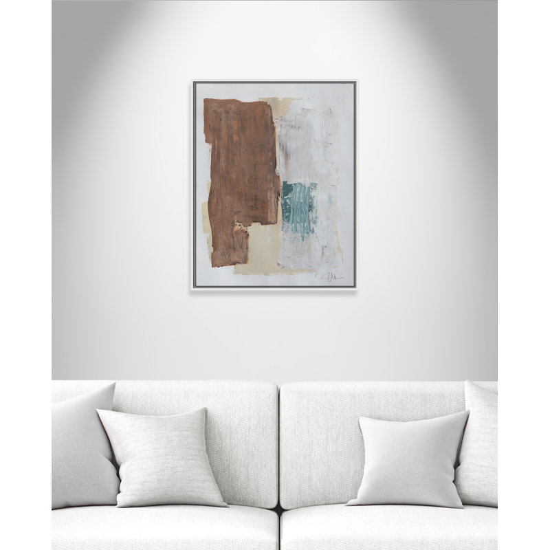 Together We Work " Together We Work I " by Filippo Ioco, 29.5'' H x 23.5'' W x 2'' D, White Framed